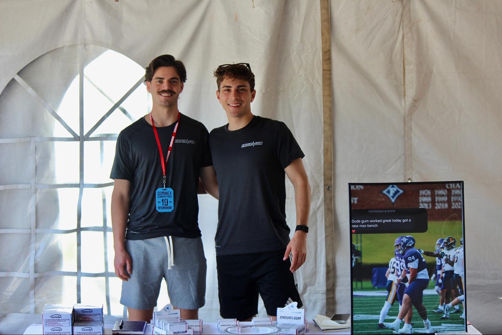 Team at booth